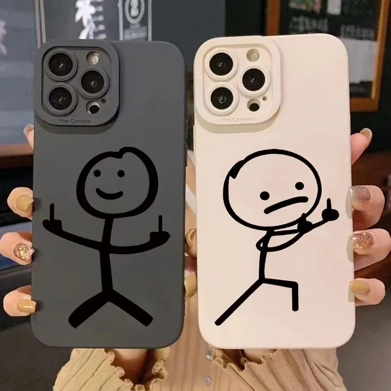Apple Iphone 16 - เคสโทรศัพท์ซิลิโคนลายการ์ตูนน่ารัก สำหรับ iPhone 16 11 12