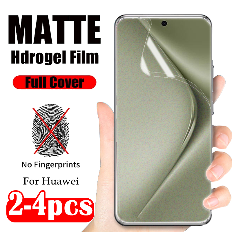 Huawei Mate 60 - 4-2Pcs Curved Matte Hydrogelฟิล์มสําหรับHuawei Pura 70