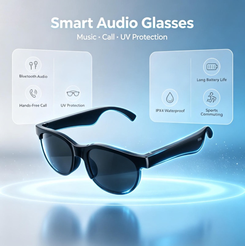 แว่นตาอัจฉริยะพร้อมระบบเสียง บ - Smart Glasses Lens บทวิจารณ์และราคา