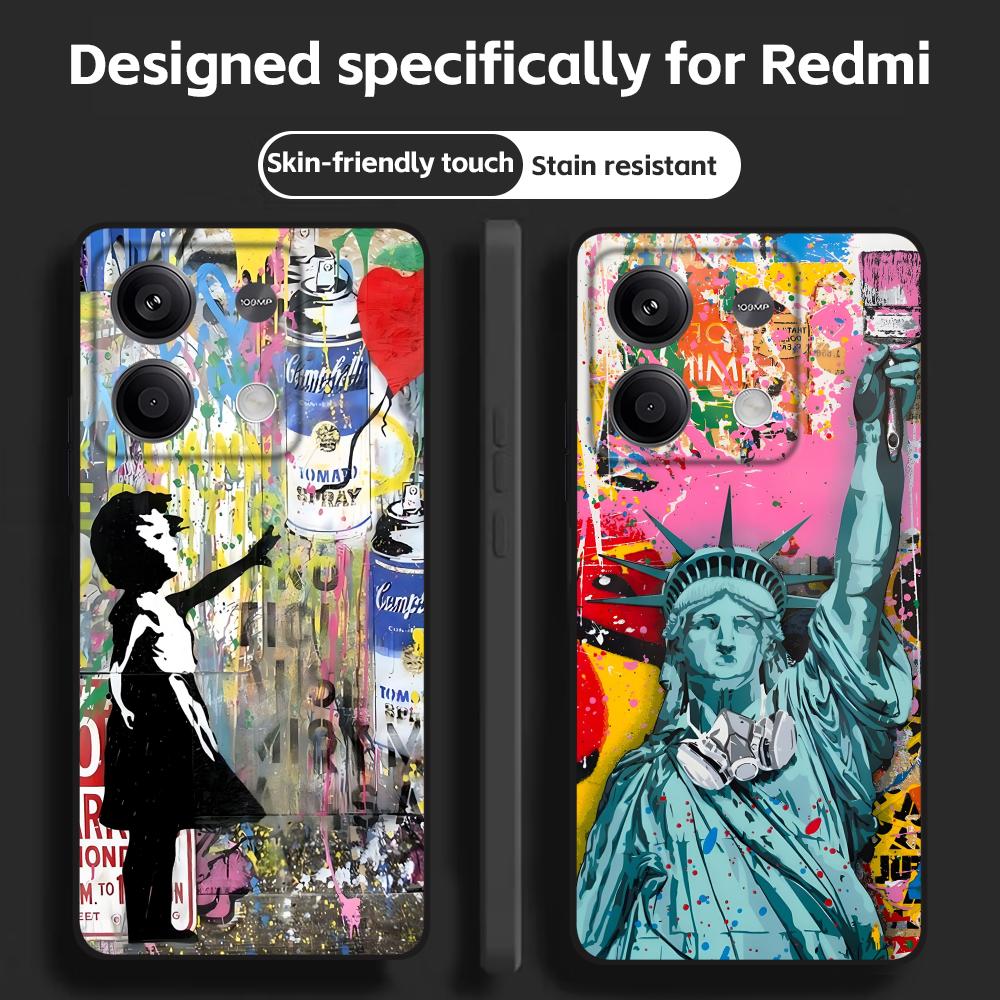 Banksy Graffiti Artเคสโทรศัพท์ - Xiaomi Redmi Note 14 บทวิจารณ์และราคา
